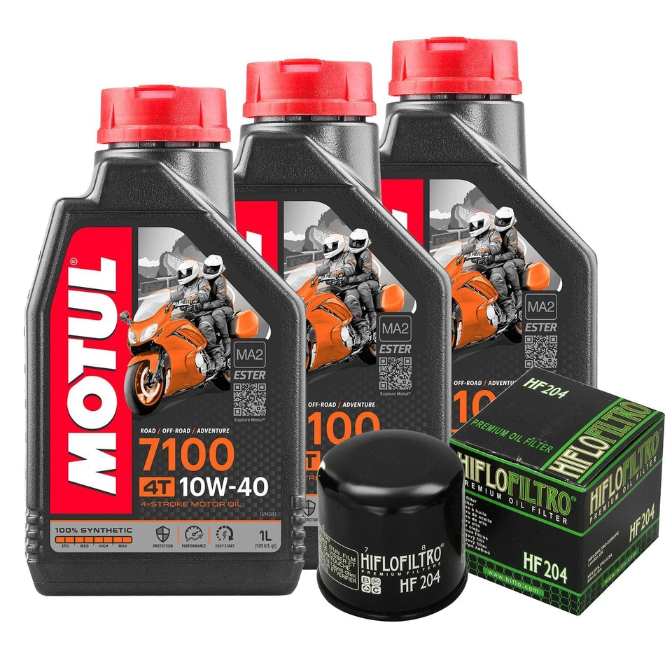 Óleo + filtro Maintenance Honda CBR 600 RR 2007/2024 - 3L Motul 7100 10W40 - Imagem 1 de 4