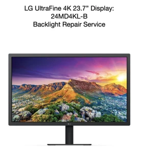 LG 4K 24MD4KL-B UltraFine Backlight Repair Service Screen LCD Display Monitor 23 - Picture 1 of 1
