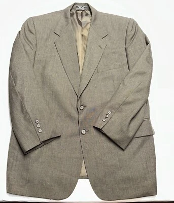 Jeffrey Banks Men Brown WOOL Blazer Sport Coat Suit Jacket R 43 - Image 1 of 4