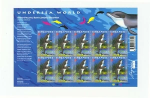 SINGAPORE 2006 UNDERSEA WORLD (BOTTLENOSE DOLPHIN) SELF ADHESIVE SOUVENIR SHEET  - Bild 1 von 1