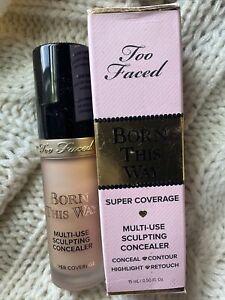 New TOO FACED BORN THIS WAY COVERAGE MULTI-USE SCULPTING Contour Concealer TAFFY