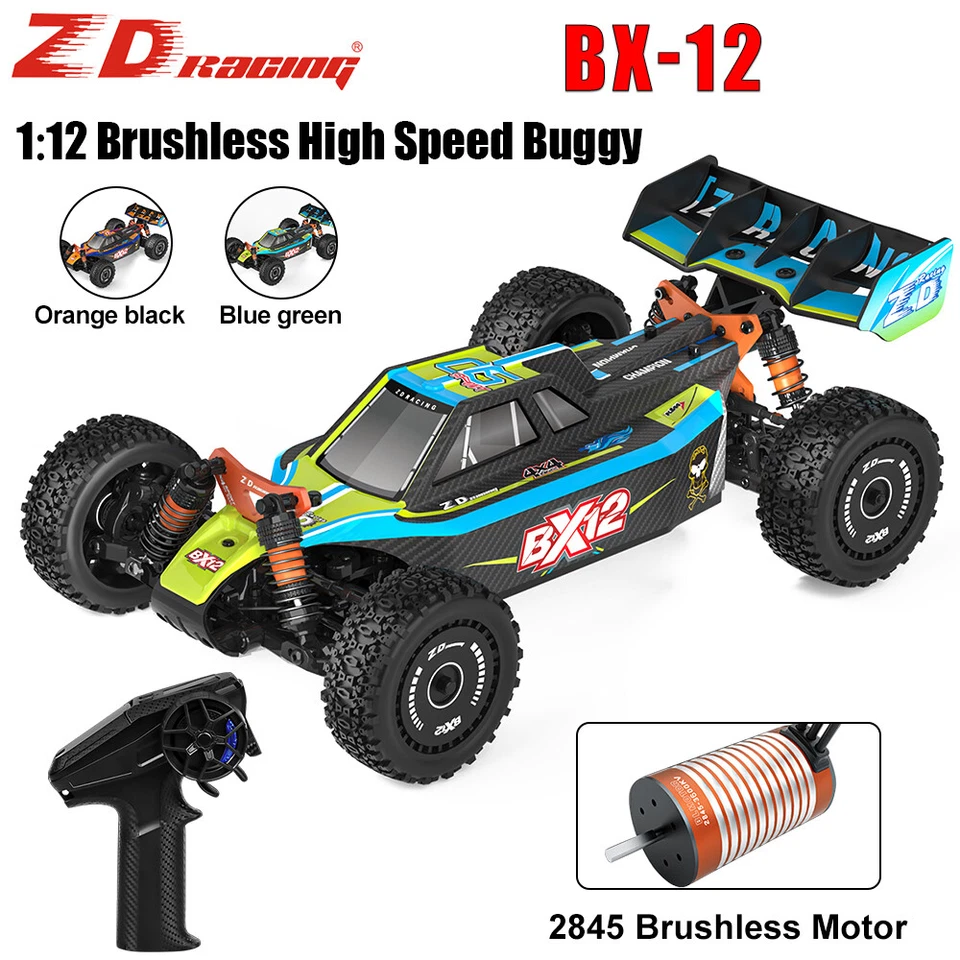ZD Racing BX-12 1/12 Fahrzeug 2.4G 70KM/H High Speed Brushless Racing Buggy Auto - Bild 1 von 4