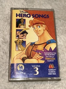 Disney's Hero Songs Volume 3 USA Cassette Tape Aladdin Lion King Hercules - Picture 1 of 3