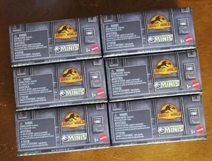 🦖 Mattel Jurassic World Dominion Minis Dinosaur Pack Blind Box Lot Of 6 Read M - Picture 1 of 4