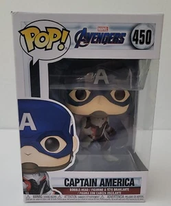 Funko Pop! Marvel: Avengers Endgame Captain America #450 Fye Exclusive Gitd - Picture 1 of 6