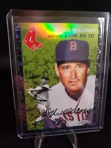 2023 Topps cromo platino Ann toile refractor negro 5/10 Ted Williams Red Sox - Imagen 1 de 3