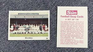 The Sun Football Swap Karten (Teams) 1970-71, Millwall - Bild 1 von 1