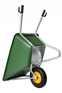 Kelberg Schubkarre AGRO 170 L- 1 Garten Bau Hof Verzinkt PP Mulde 7mm 6PR ⭐⭐⭐⭐⭐ - Bild 1 von 14