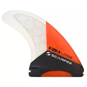 SCARFINI TRI THRUSTER Carbon Base SINGLE TAB E3/ML Surfboard Fins - Picture 1 of 2
