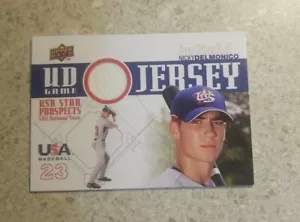 2009 Upper Deck USA Baseball Nicky Delmonico UD GAME JERSEY RELIC #GJU-5 - Picture 1 of 6