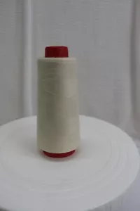 SewKay 6000Yds 100% polyester Thread 1 Cone Cream - Picture 1 of 10