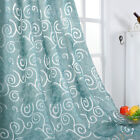 (green)curtain Polyester Window Curtain Green/beige Color Optional Floral
