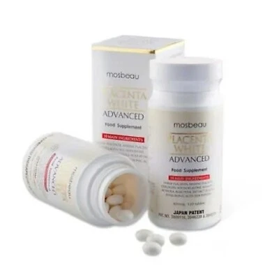 Placenta White Advanced Skin Whitening Tablets - Image 1 of 2