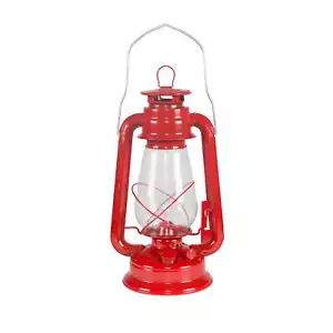 Stansport 12" Hurricane Lantern (Red) Kerosene Camping Lamp - Picture 1 of 7