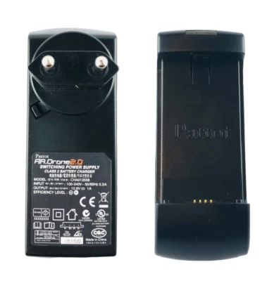Parrot AR Drone 2.0 Caricabatteria Charger con Adattatore EU Originale