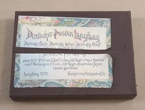 Album Deutscher Posten Langfang 1902 China Boxeraufstand + Tagebuch + 14 Fotos - Picture 1 of 24