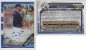 2019 Bowman Chrome Prospects HTA Choice Refractor /150 Cam Roegner Auto