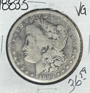 Dólar de plata Morgan 1883-S ~ en muy buen estado ~bonita moneda~ - Imagen 1 de 2