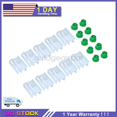 20 piezas clips de faldón de umbral lateral clips de moldura de panel basculante para BMW E36 E46 E90 Foto 1 de 4