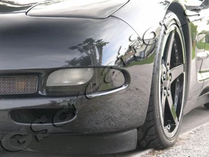 CUTOUT Style Front Blackouts Blackout Kit Smoked Lens Covers For C5 Corvette - Picture 1 of 7