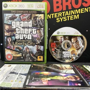 GTA Episodes From Liberty City W.Map & Manual Xbox 360 Like New TESTED FREE POST - Picture 1 of 15