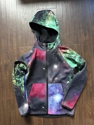 Planetas pintados Burton para niños resistentes a la intemperie cremallera completa polar talla pequeña Foto 1 de 3