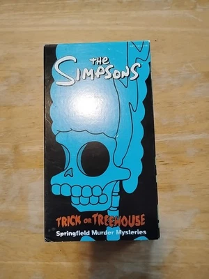 Simpsons Trick or Treehouse Springfield Murder Mysteries VHS 2000 Tested Works - Image 1 of 4