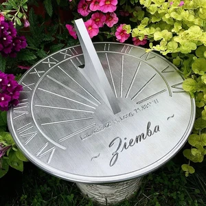 Custom 15th Anniversary Sundial Gift – Personalized Crystal Anniversary - Picture 1 of 10