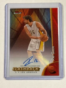 2024-25 Topps Finest Pau Gasol Flashback Red Auto #07/10-Lakers No. FBA-PG - Picture 1 of 2
