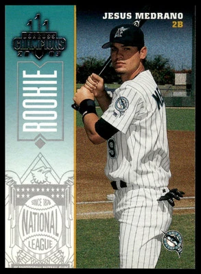 Jesus Medrano 2003 Donruss Champions #104 Florida Marlins - Image 1 of 2