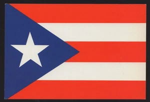 Postcard - Puerto Rico Flag Symbol Badge Patch  - Picture 1 of 2