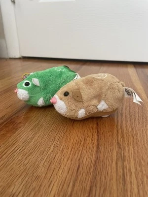 Zhu Zhu Pets 2008 Mr. Squiggles and Shamrock sonido funciona pero no funcionan Foto 1 de 4