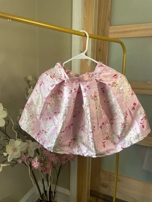 Pleated Princess StyleTutu Skirt for Girl Pink Size 12/14 - Image 1 of 4