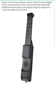 GUITARRA ELÉCTRICA INTELIGENTE SG7 Portátil Multifuncional con Capo Digital - Imagen 1 de 11
