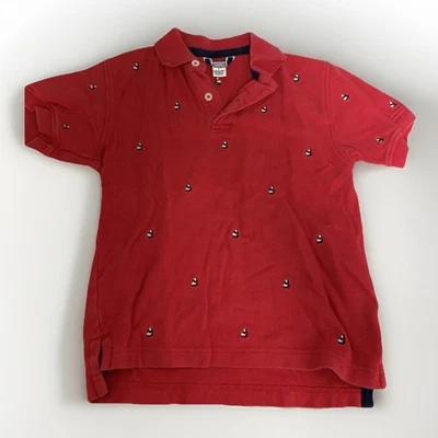 Polo de velero rojo KiteStrings para niños talla 7 Foto 1 de 3