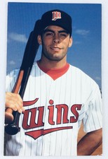 1995 Marty Cordova, Minnesota Twins Team Issue Barry Cola Color Photo Card