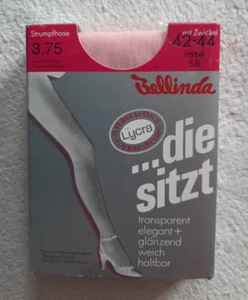 NEU in OVP * Bellinda Feinstrumpfhose * 44-46 * rose * die sitzt * transparent - Bild 1 von 2