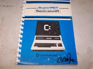 Commodore SuperPet Waterloo microAPL Manual - Picture 1 of 2