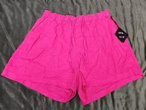Ava & Viv High-Rise Pink Loose Shorts Size XXL - Picture 1 of 3