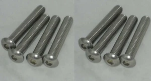 8 Stainless Steel Screws for Weld Wheel Center Cap 5/16" - 18 Thread 2" Long - Picture 1 of 2