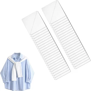 100 Stück Hemdkragen Einsatz Herren, Transparentes PVC Kragenstäbchen, Selbstkle - Bild 1 von 7