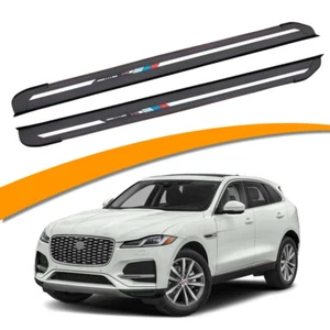 Running Boards Side Steps Pedals Nerf Bar Fit for Jaguar F PACE F-PACE 2016-2024 - Picture 1 of 10