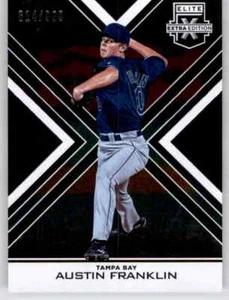 2016 Elite Silver Foil Austin Franklin #d /999 Rookie RC Parallel Rays #98 - Picture 1 of 2