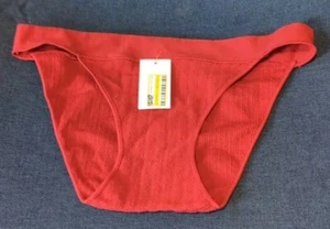 Ropa interior acanalada de felpa Colsie para mujer roja talla S NUEVA - Imagen 1 de 1