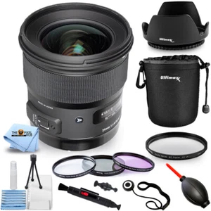 Sigma 24mm f/1.4 DG HSM Art Lens for Canon EF 401-101 - Filter Kit Bundle - Picture 1 of 2