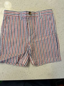 Vineyard Vines USA Seer Sucker America July 4th Red White Blue Shorts - Picture 1 of 2