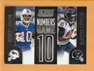 DeAndre Hopkins Robert Woods 2014 Score Numbers Juego #NG9 Buffalo Bills - Imagen 1 de 2
