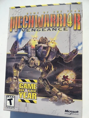 MechWarrior 4: Vengeance by Microsoft  PC GAME NEW SEALED - Image 1 of 4