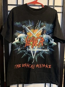 Slayer Youth Medium T-Shirt The Unholy Alliance - Picture 1 of 2