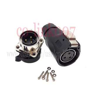 XHE28 3 Pin Waterproof Connector,IP67 Industrial Bulkhead Aviation Plug & Socket - Picture 1 of 8